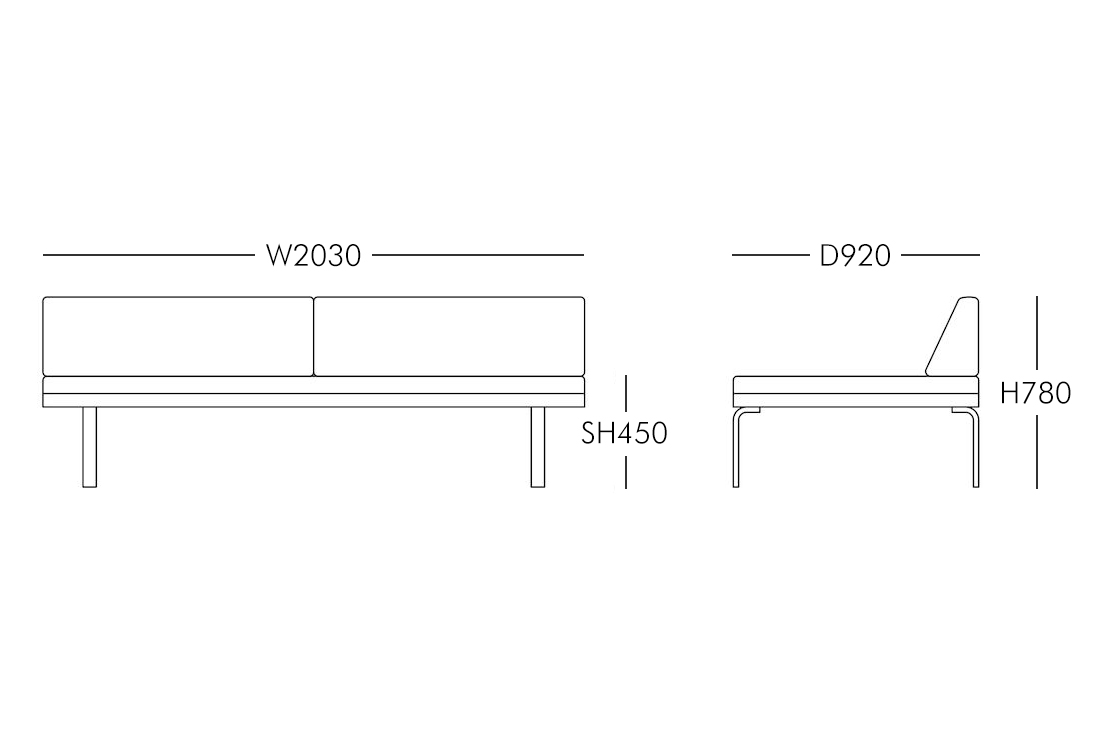 デイベッド710のサイズ