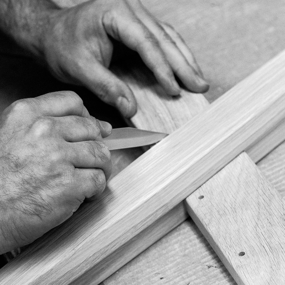 商品を製造している様子