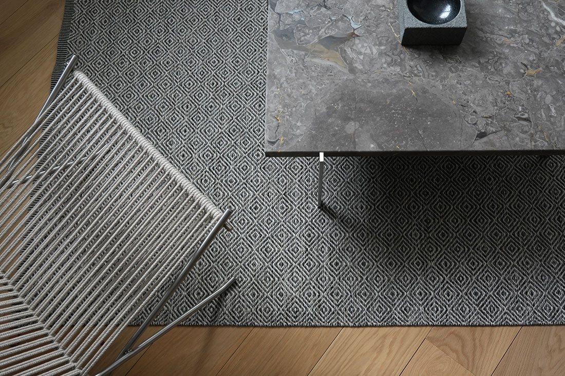 カスタール グースアイ ラグ