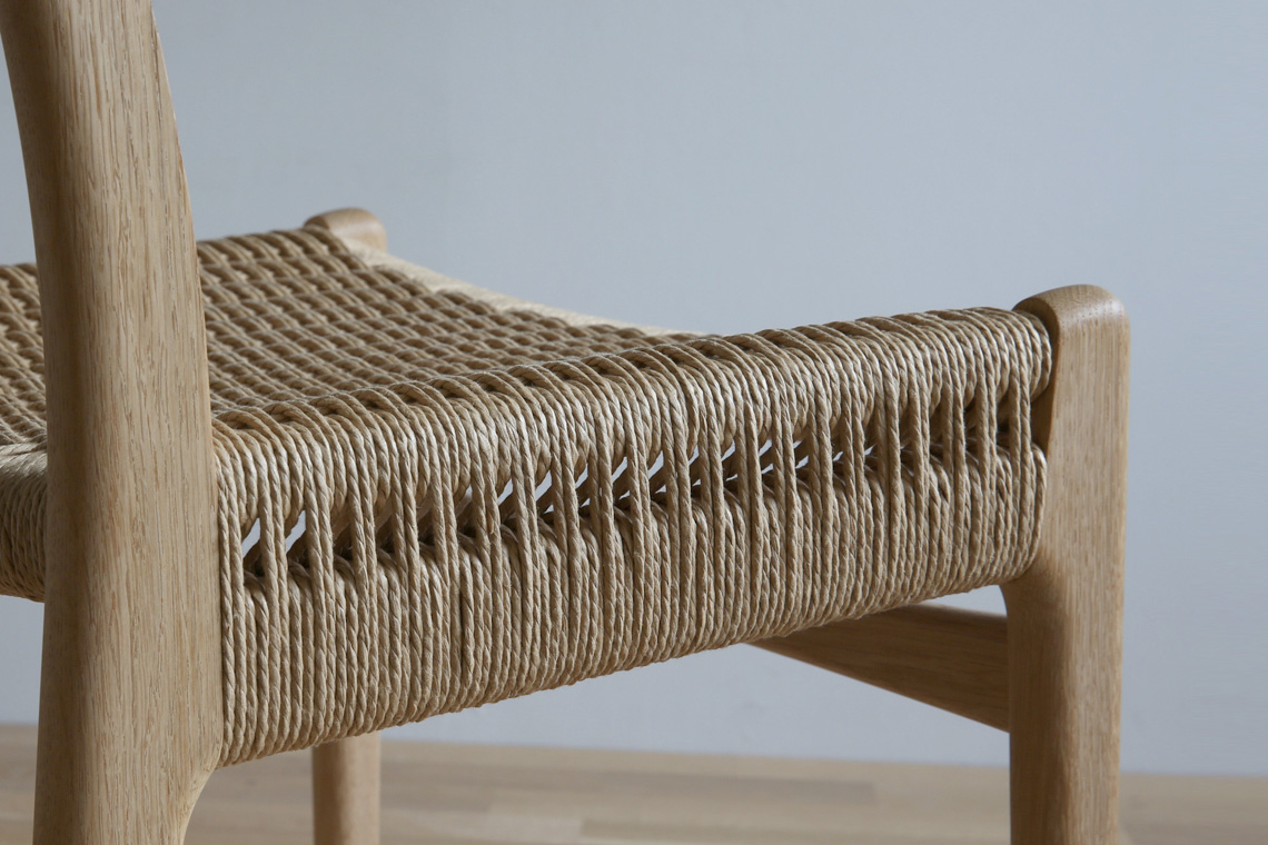 チェアch23の脚貫の様子