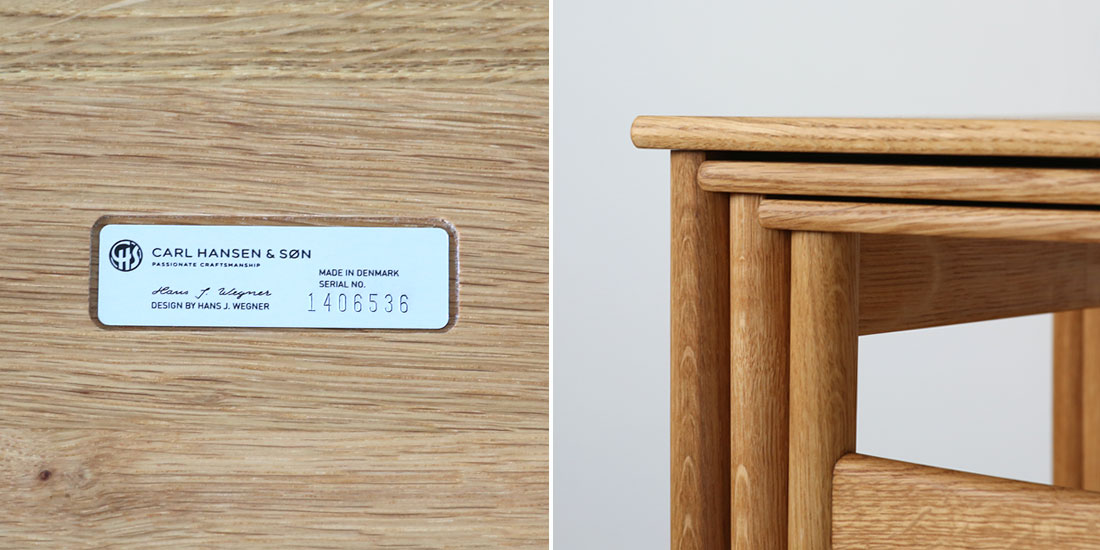 ウェグナーの隠れた名作CH004 ネスティングテーブル