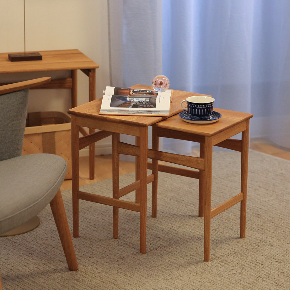 ウェグナーの隠れた名作CH004 ネスティングテーブル