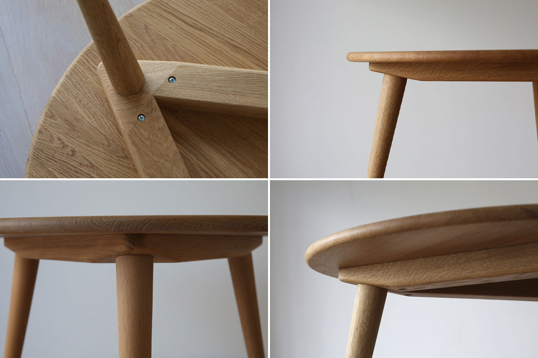 3本脚に宿る、軽やかな美しさCH008コーヒーテーブル