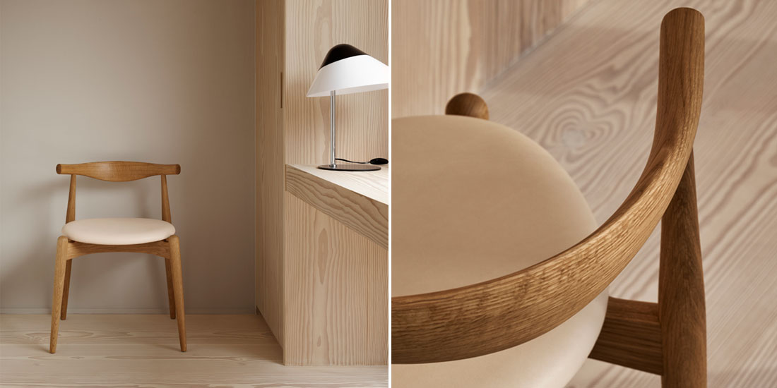 無垢材の美しさと心惹かれるデザインCH20チェア