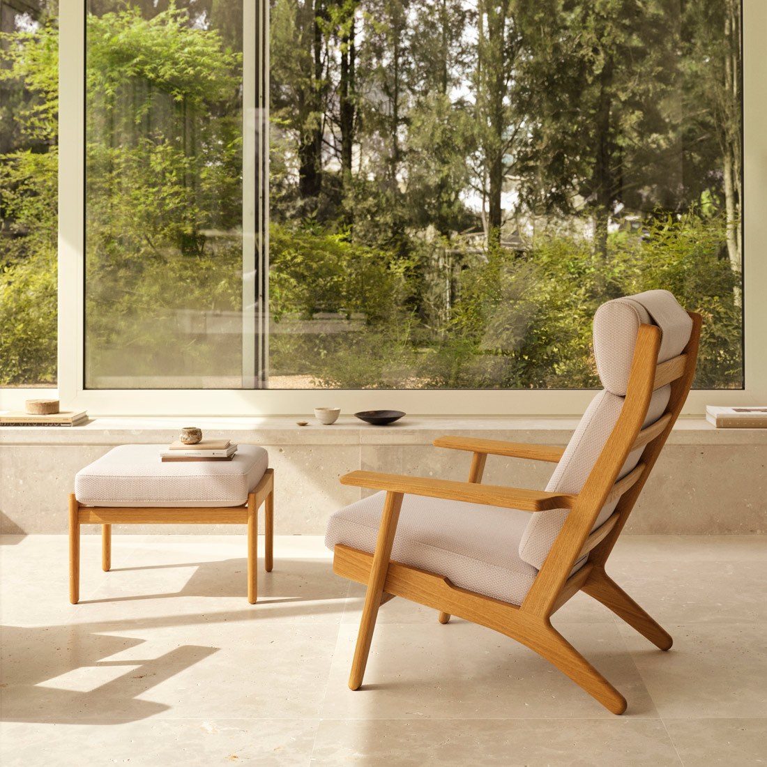 時を超えて愛される北欧デザインと、安らぎの座り心地CH291ラウンジチェア