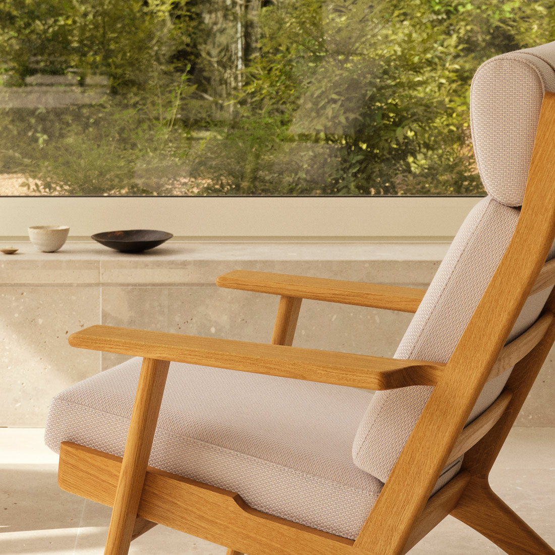 時を超えて愛される北欧デザインと、安らぎの座り心地CH291ラウンジチェア