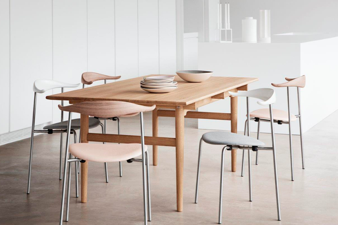 温もり感じるミニマルデザインCH88ダイニングチェア