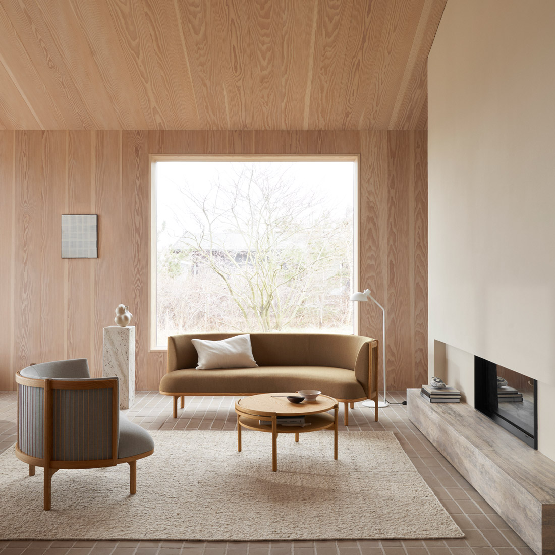 心地よい会話が生まれるRF1903サイドウェイソファ