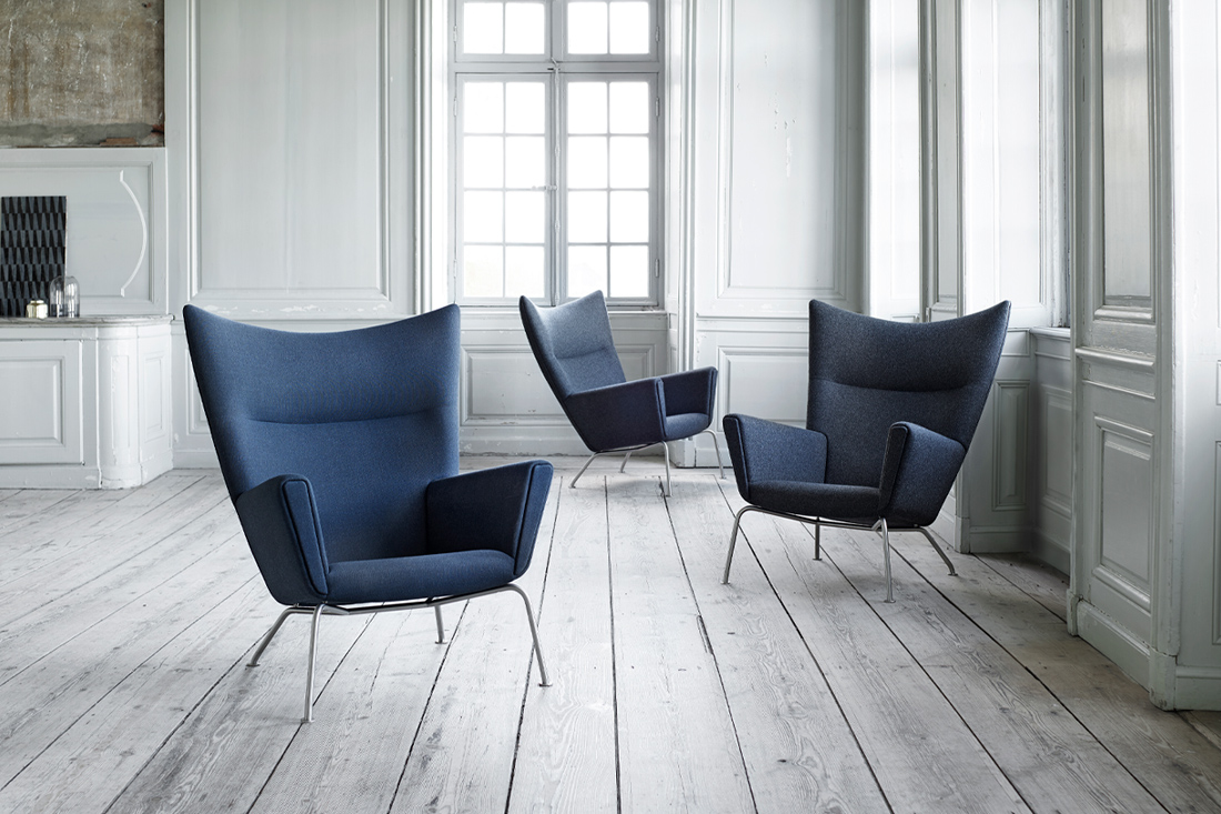 使い込むほどに実感できる美しいディテールCH445 ウィングチェア