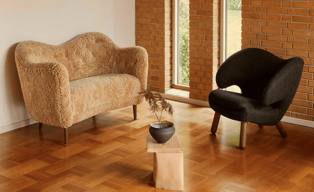 フィン・ユールが愛した彫刻のような佇まいの46ソファ