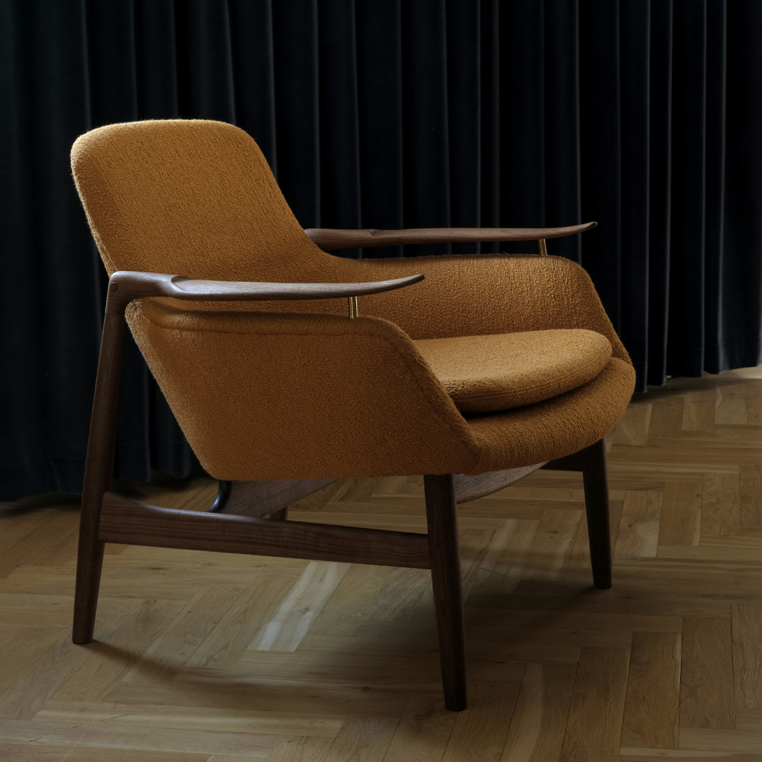 フィン・ユールらしいエレガントで彫刻的な53チェア