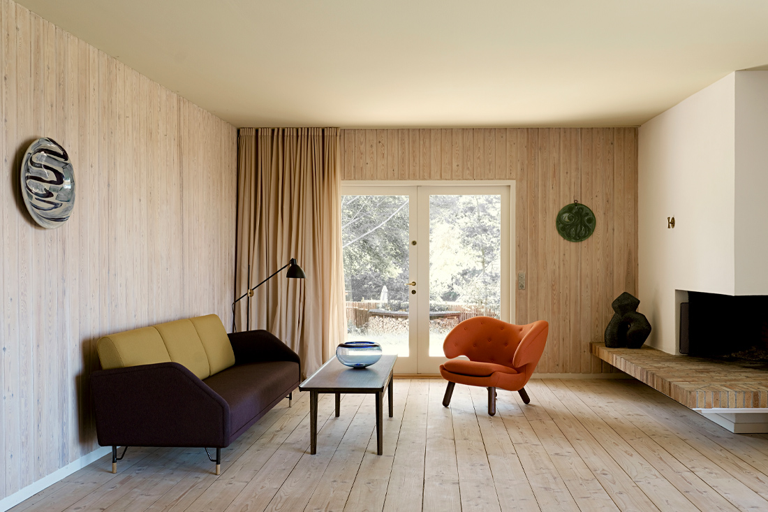 軽やかで優雅な北欧モダンデザイン77ソファ