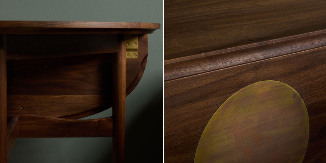 アートと彫刻的な美しさが融合。バタフライテーブル