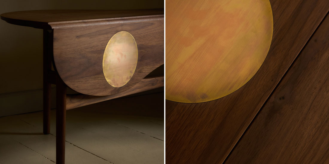 アートと彫刻的な美しさが融合。バタフライテーブル
