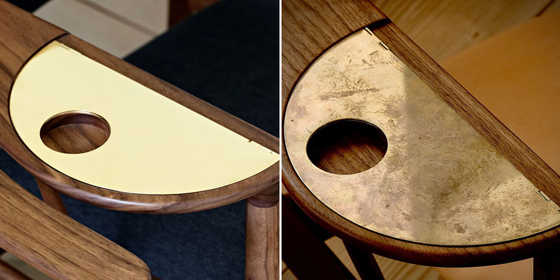 アートと彫刻的な美しさが融合。バタフライテーブル