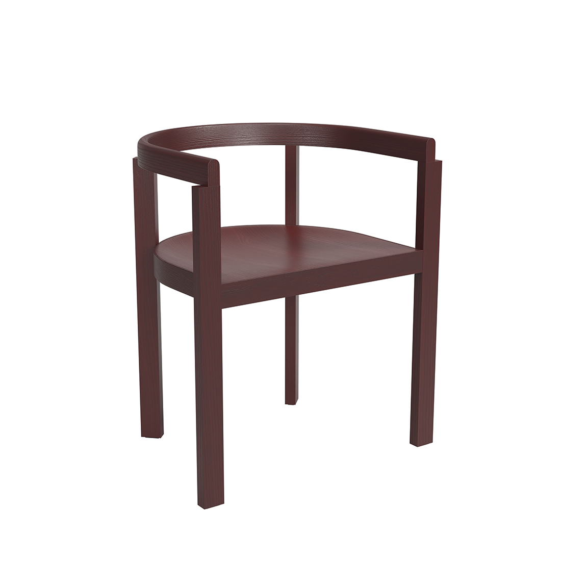 AFTER CHAIRのバーガンディカラー