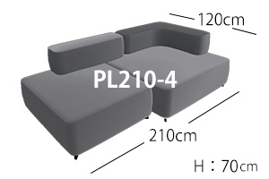 アルファベットソファ