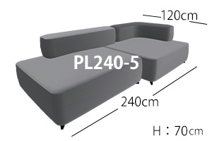 アルファベットソファ