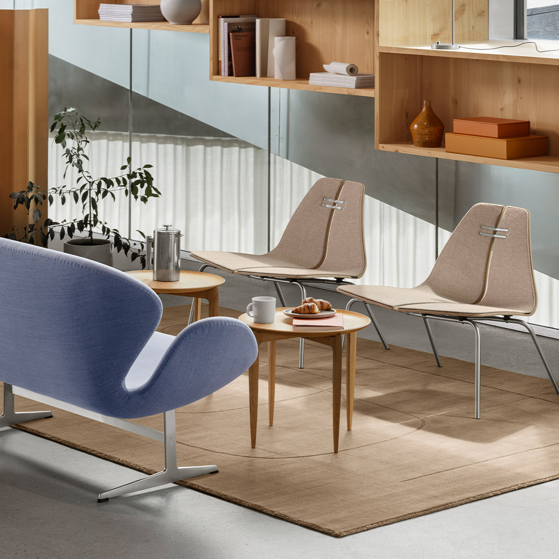 PK23とスワンソファのスタイリング