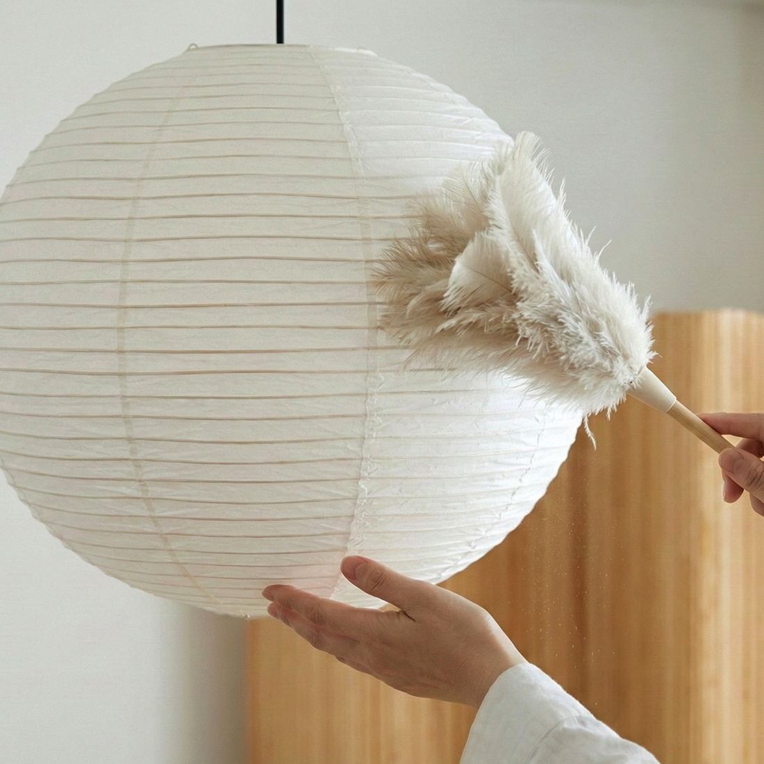 ペーパーシェードのメンテナンス