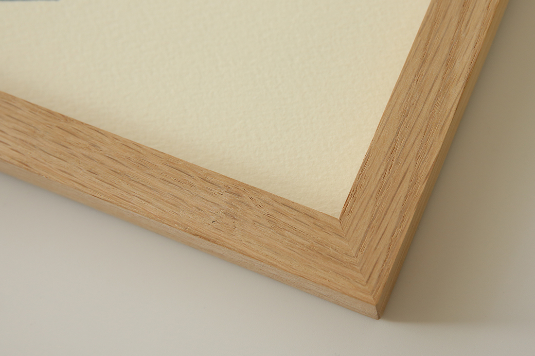 オーク無垢材ウッドフレーム