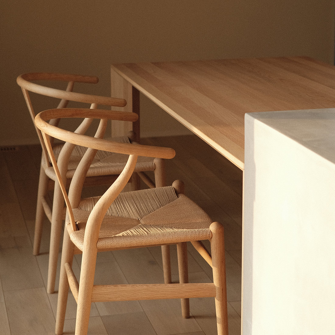 A-DT02 ダイニングテーブルとYチェア