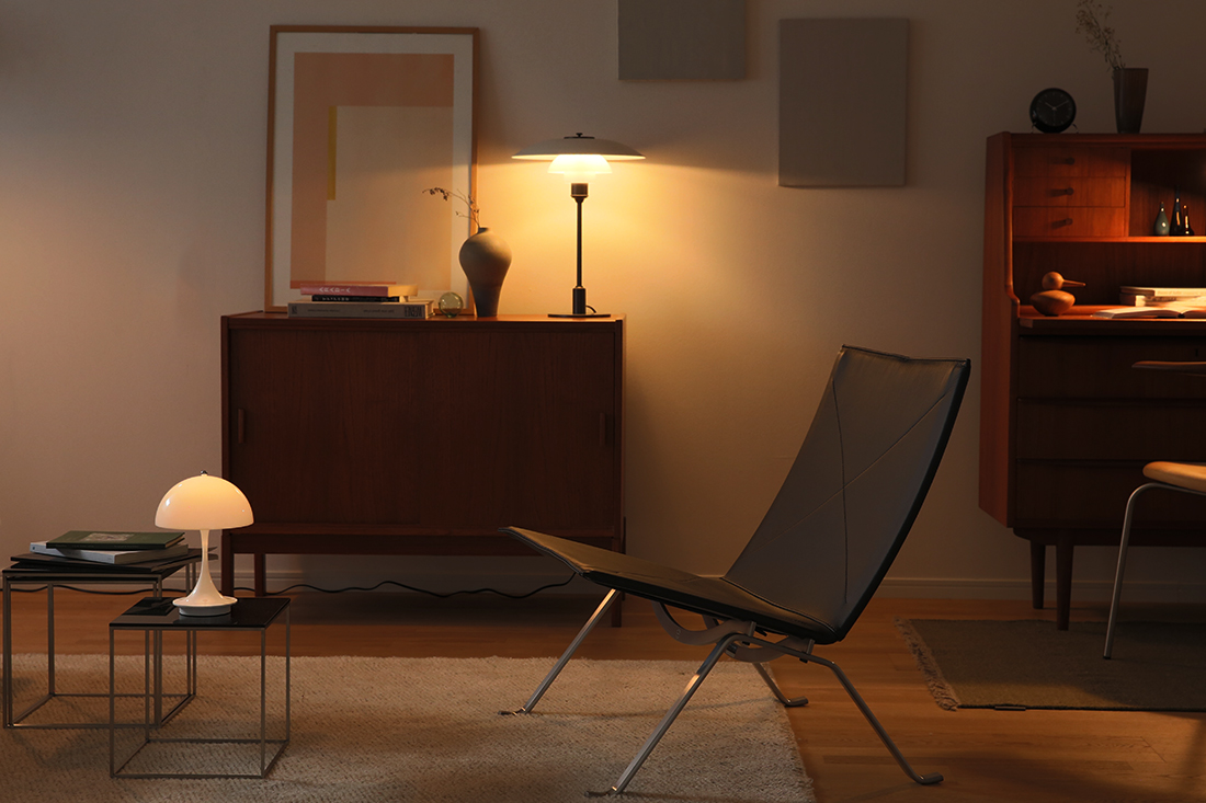 PH 3 1/2-2 1/2 Tableのホワイトのインテリア