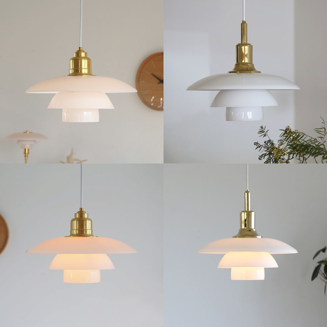 PH 3 1/2-3 Glass Pendant