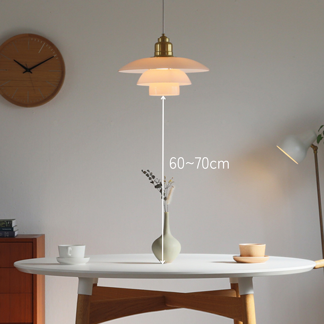 PH 3 1/2-3 Glass Pendant