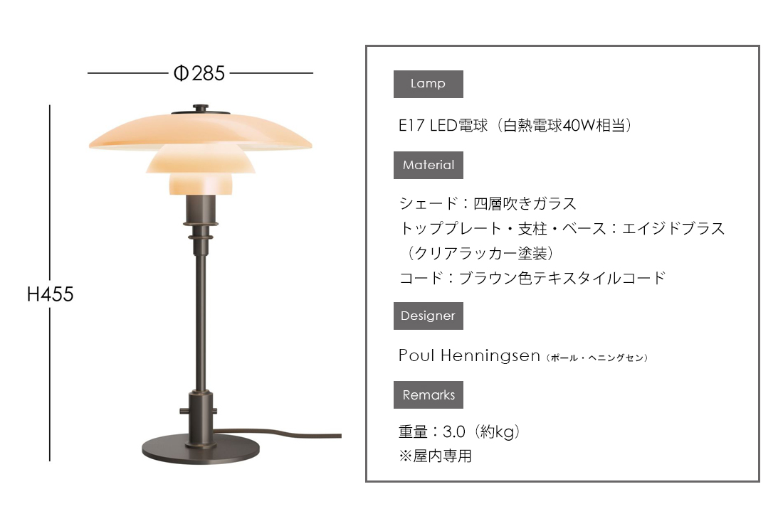 PH 3/2 Dusty Teracotta Table Lamp