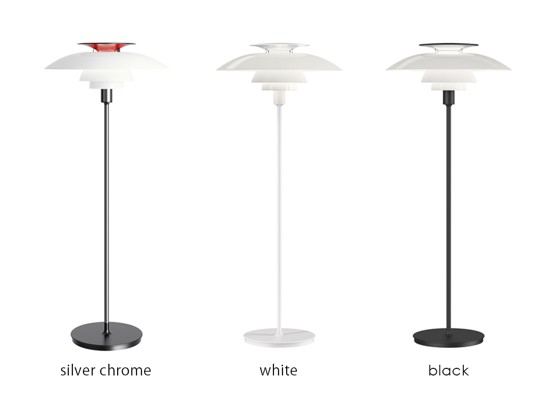 PH 80フロアランプのカラーバリエーション