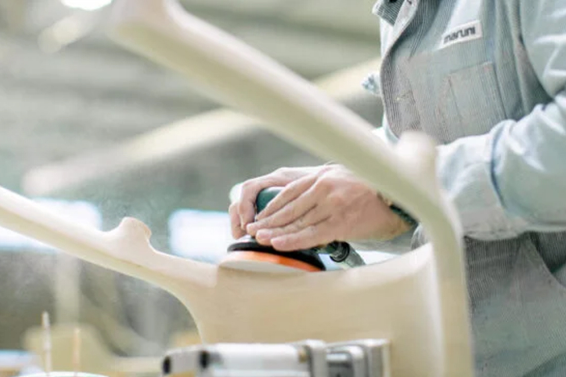 製造している様子