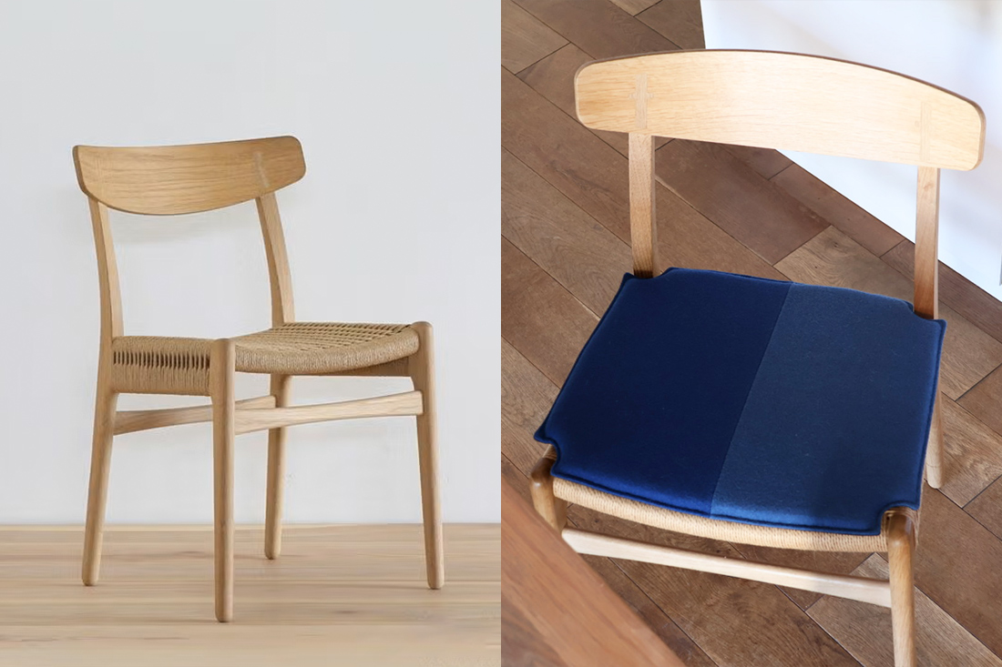 CH23とYチェアシートクッショントナス