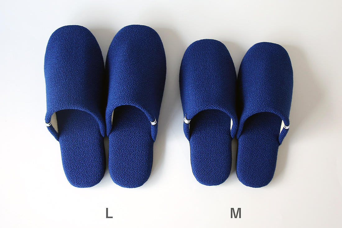 スリッパのMサイズとLサイズ