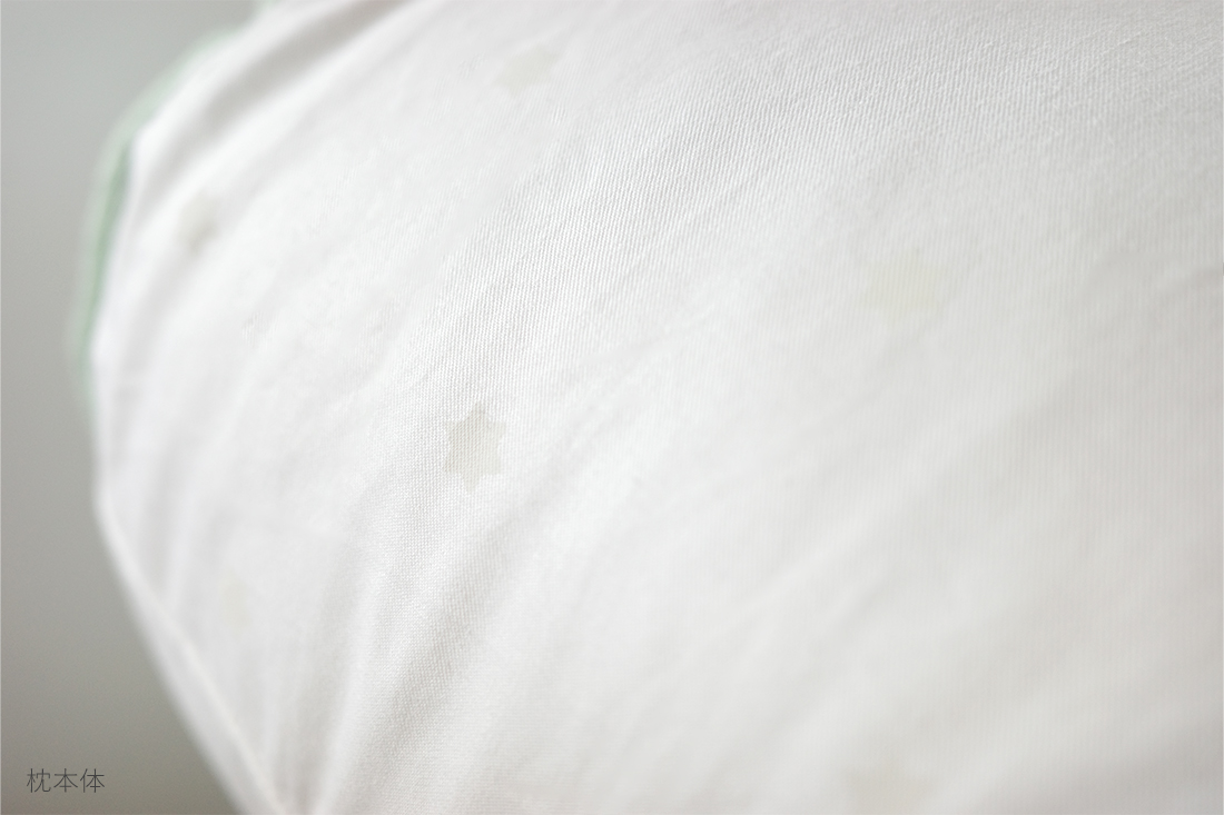 枕の星柄の生地