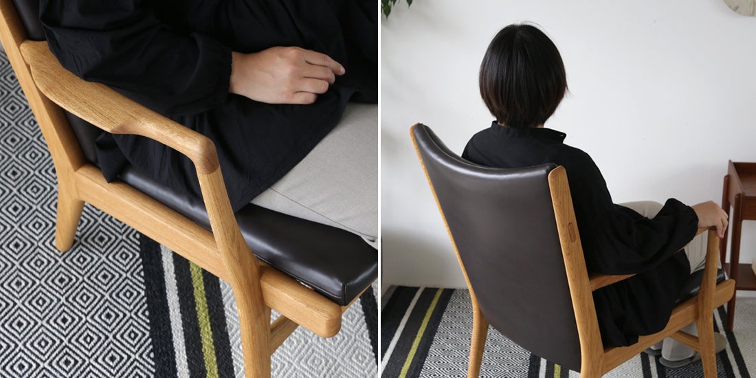 コンパクトに佇むラウンジチェア PP16