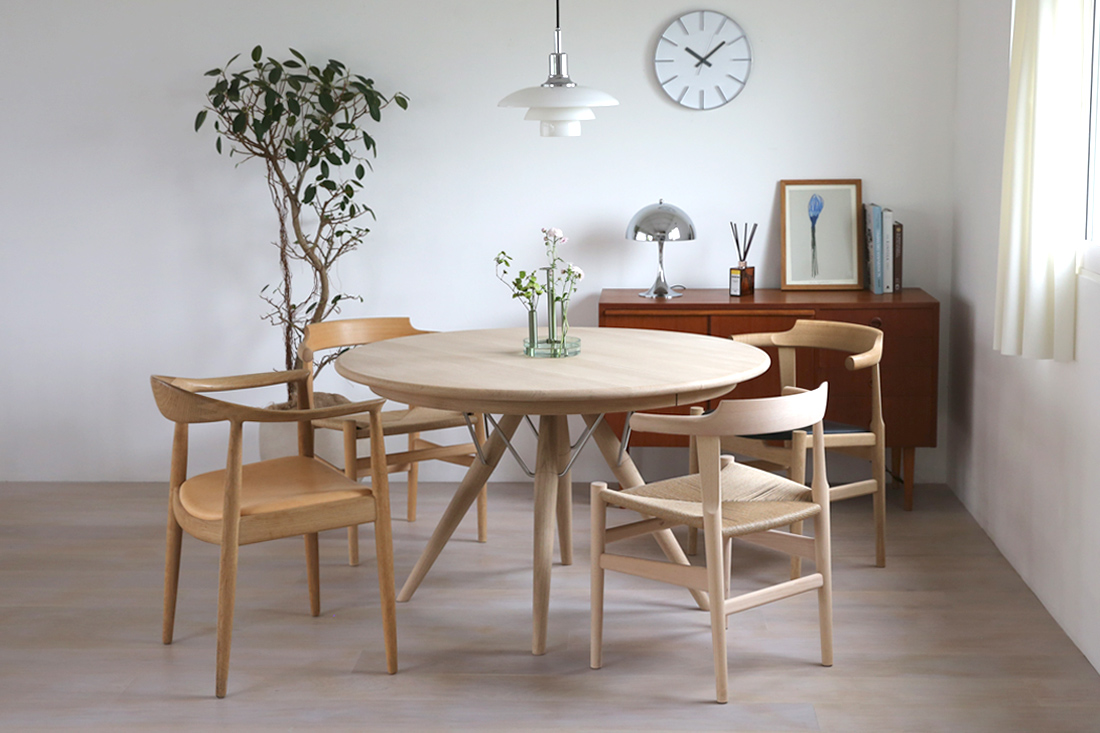 ウェグナーの集大成PP58チェアは世界中で愛用されています