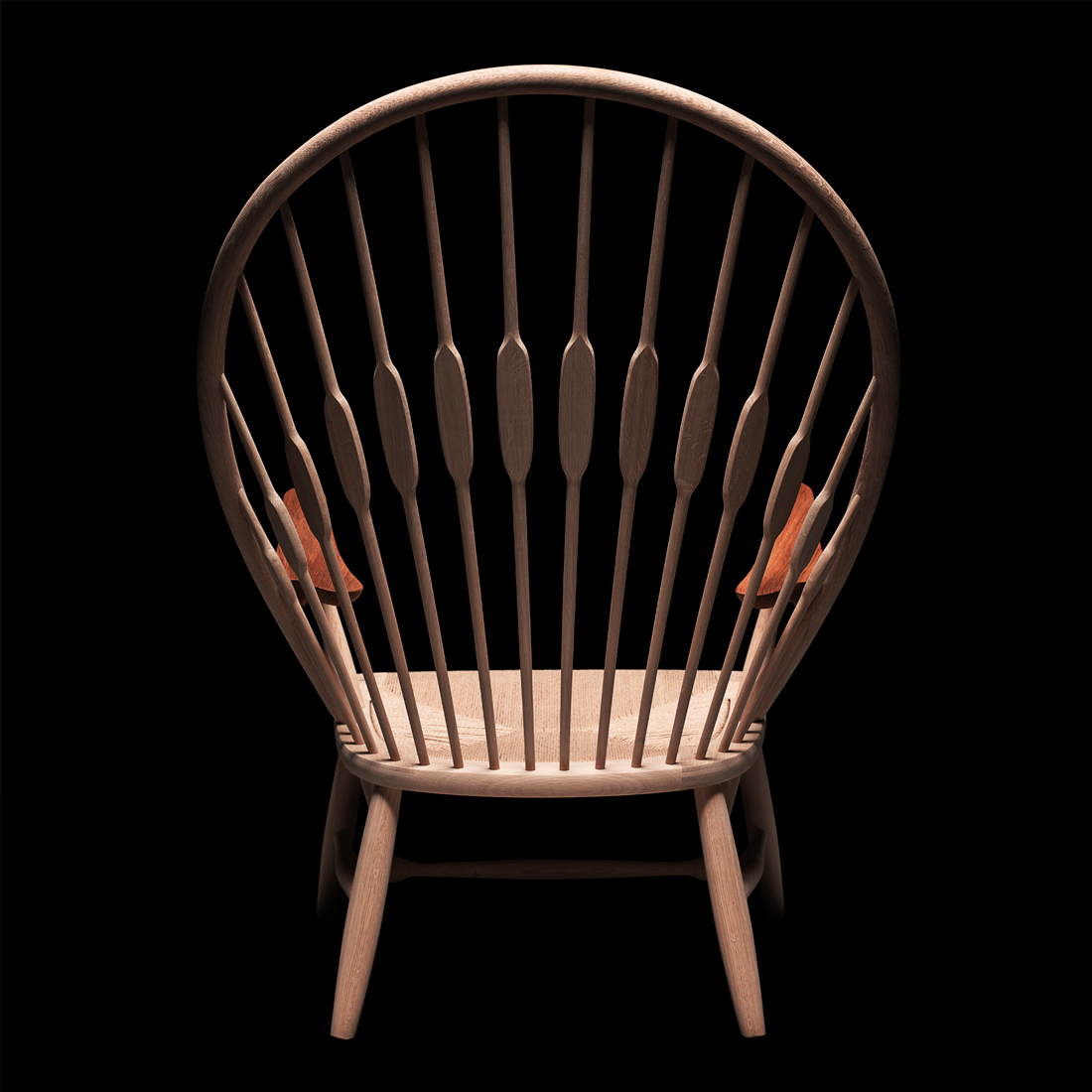 巨匠ウェグナーの彫刻的な一脚