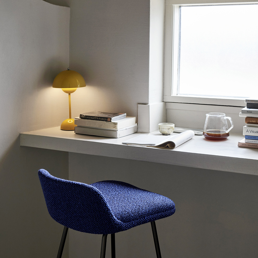 フラワーポットポータブルライトのインテリア