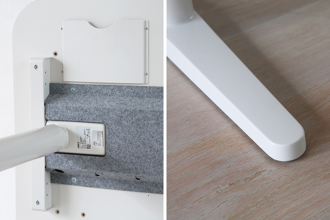 Tyde 2 Home Deskの天板下と脚