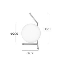 FLOS(フロス) / IC LIGHTS T1 LOW（アイシーライツT1 LOW）/ クローム