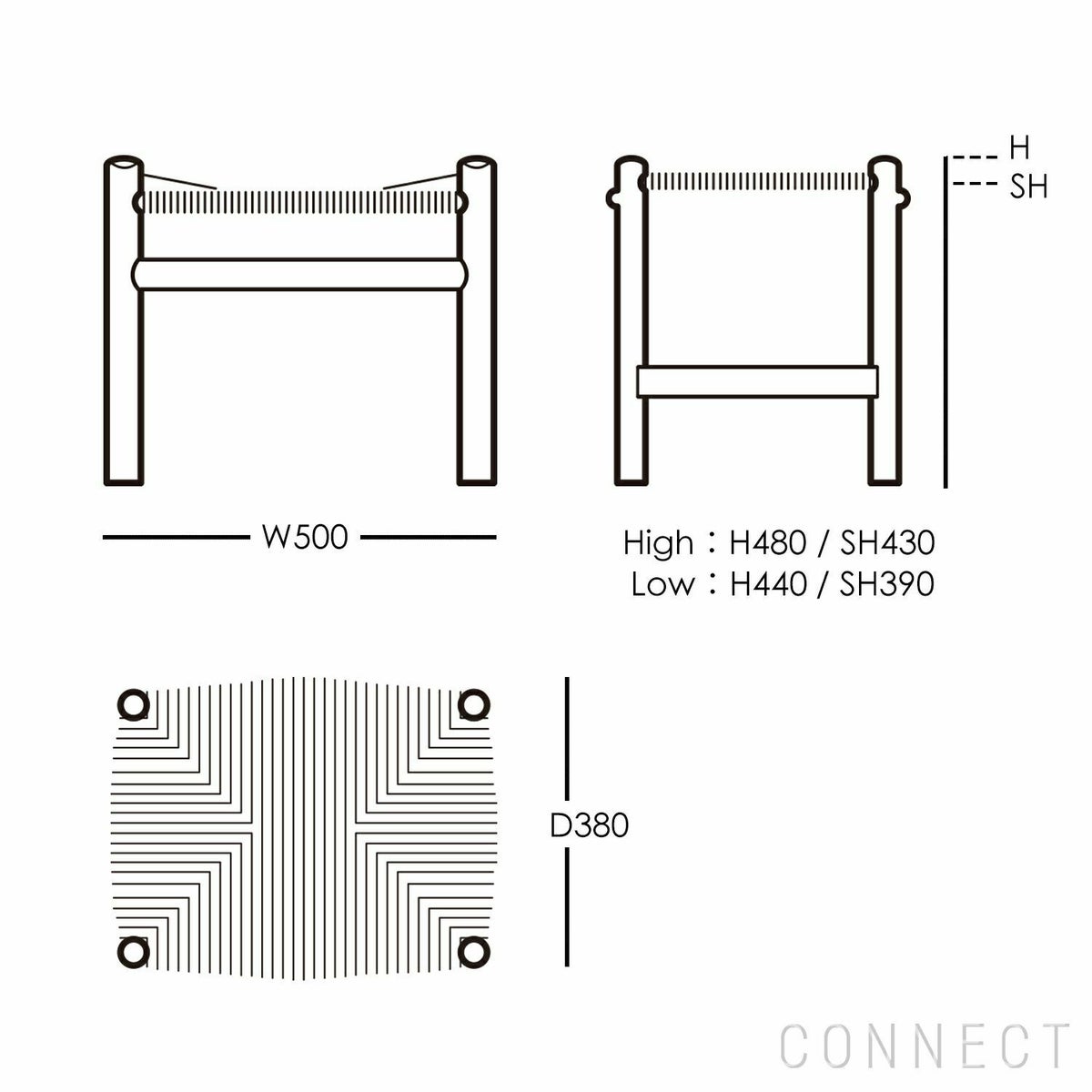 CARL HANSEN&SON （カールハンセン＆サン） CH53 / オーク材・オイルフィニッシュ