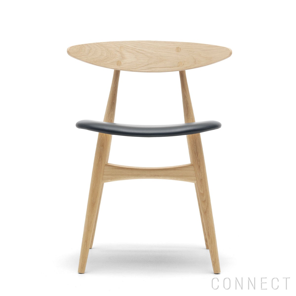 CARL HANSEN & SON （カールハンセン＆サン） CH33P オーク材・オイルフィニッシュ・ブラック レザー (Thor301)