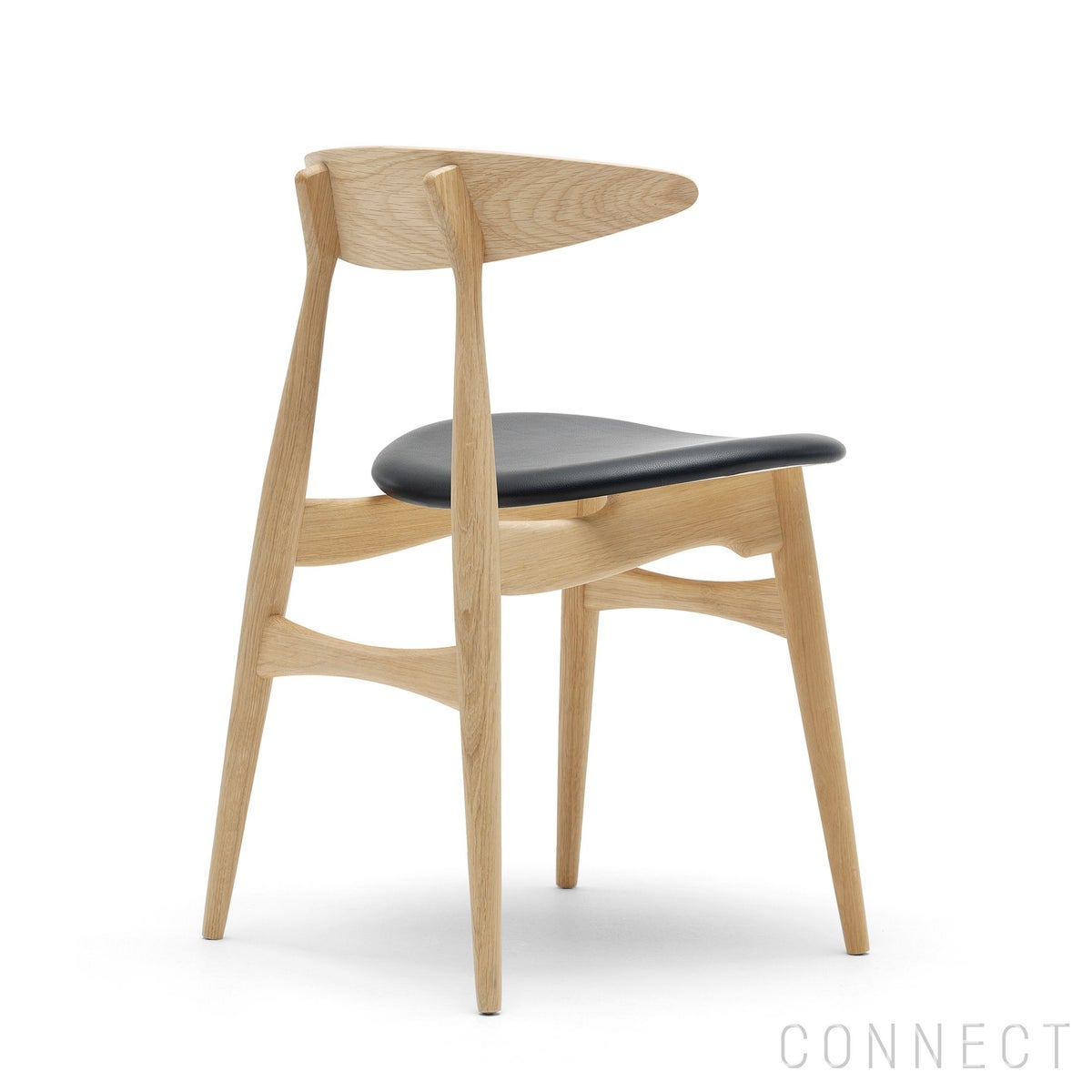 CARL HANSEN & SON （カールハンセン＆サン） CH33P オーク材・オイルフィニッシュ・ブラック レザー (Thor301)