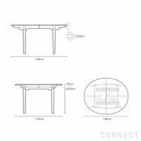 CARL HANSEN & SON （カール・ハンセン＆サン） CH337 / ダイニングテーブル オーク材・オイル仕上げ