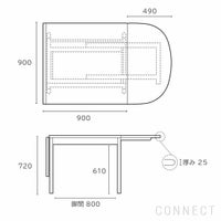 CARL HANSEN&SON （カールハンセン＆サン） CH002 / ダイニングテーブル オーク材・オイルフィニッシュ