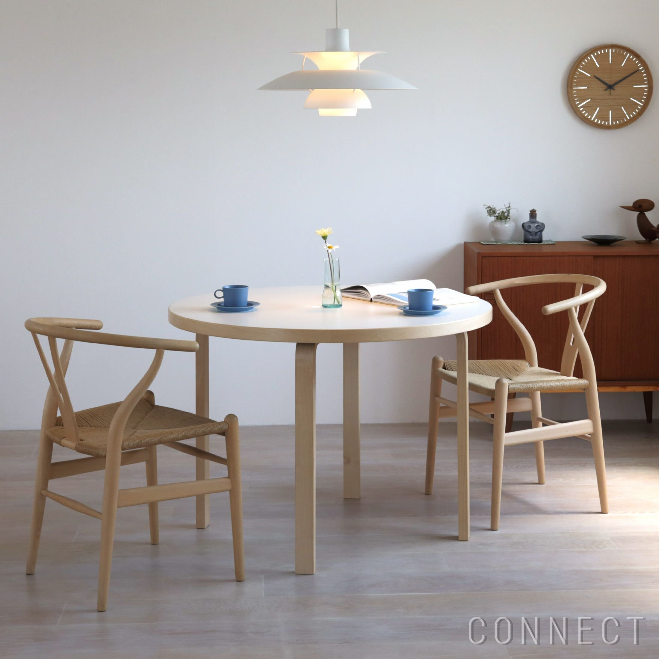Artek（アルテック） / TABLE 90A / バーチ材 / 天板・ホワイト