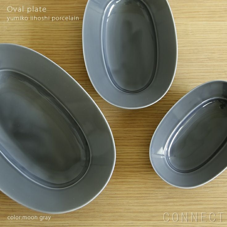 yumiko iihoshi porcelain（イイホシユミコ） / Oval plate S