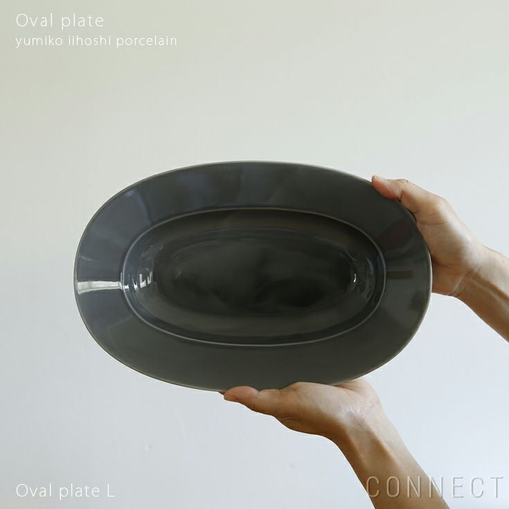 yumiko iihoshi porcelain（イイホシユミコ） / Oval plate L