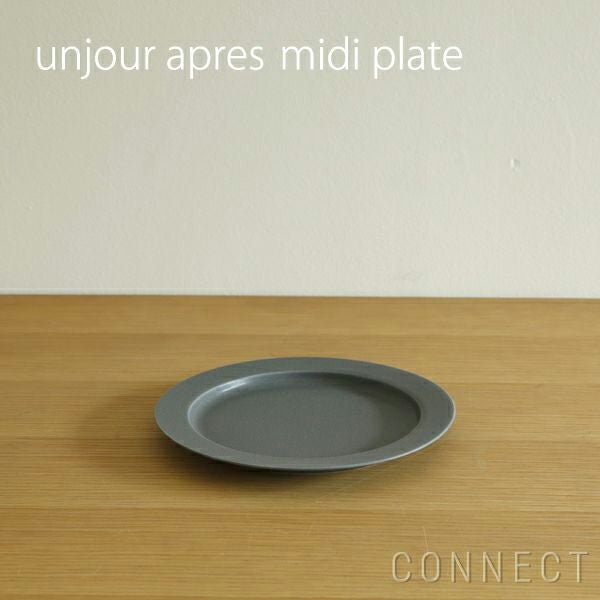 yumiko iihoshi porcelain （イイホシユミコ） unjour （アンジュール） matin プレート　レイニーグレー